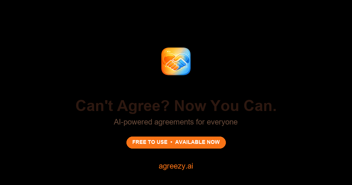 Agreezy — Can't Agree? Now You Can.